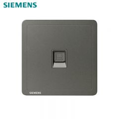 西门子（SIEMENS） 5UH14713NC06 六类电脑插座 家用墙面插座宽带插座网口 致典系列 烟金灰