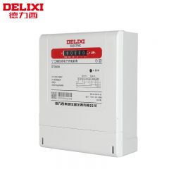 德力西电气 电表 三相四线380V电子式电能表电度表火表 DTS606v 220/380V 1级 1.5(6)A互感式 领航者