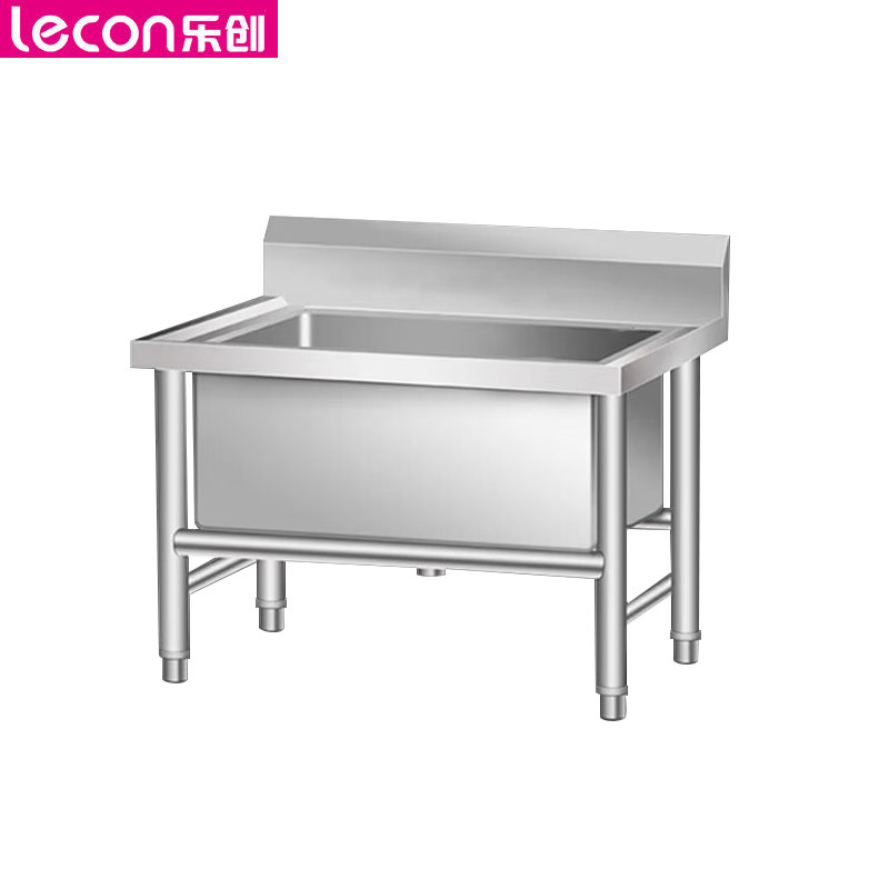 乐创（lecon） LC-J-TDC50商用拖把池 不锈钢洗拖布水槽无架子 500*500*550mm