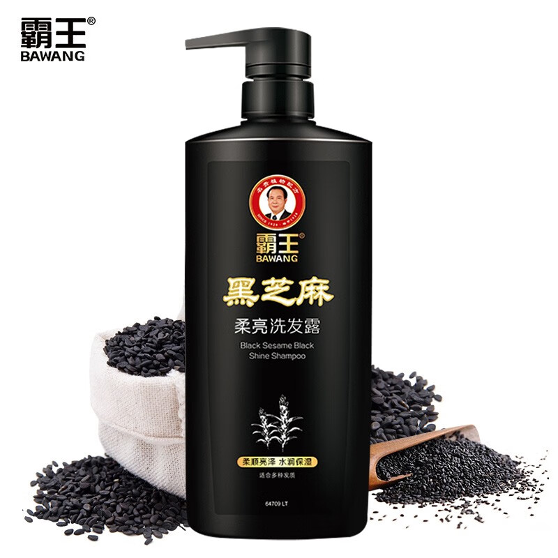 霸王 黑芝麻黑亮洗发露 750ml/瓶