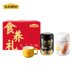 五谷磨房 低GI黑芝麻糊养胃山药粉营养品冲饮谷物粉 食养暖暖礼盒1092g