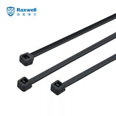 瑞氪维尔（Raxwell）自锁式尼龙扎带 理线带 4*200 黑色多功能捆线带500根/包 RECT0019