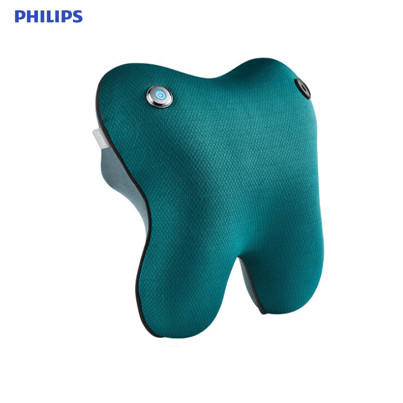 飞利浦（PHILIPS） PPM3111BGN/93 腰部按摩器肩颈腰背按摩仪全身可用无线按摩仪热敷车载按摩靠垫
