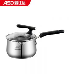 爱仕达（ASD） 奶锅304不锈钢可立盖16CM小奶锅汤锅燃气电磁炉通用NS16L1Q