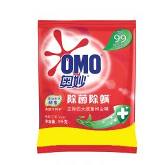 奥妙（OMO） 除菌除螨洗衣粉 (新) 1kg深层洁净温和不伤手
