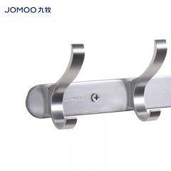 九牧（JOMOO） 936906-7Z-1 卫生间挂钩厨卫挂件浴室厨房挂钩 银色 6勾/个