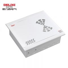 德力西电气 弱电箱 光纤箱信息箱集线箱塑料门大号 4电话4风扇加配件包 TM CDEN4G03W01FTM