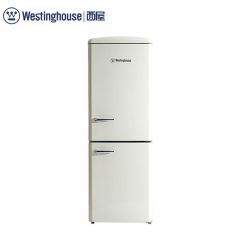西屋（Westinghouse） BCD-290M复古双门冰箱家用客厅办公室冷藏冷冻一体一级能效风冷无霜奶酪白