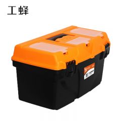 工蜂（WORKERBEE） 23寸加厚双层工具箱工具盒五金收纳箱车载手提塑料工具箱包