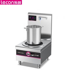 乐创（lecon） 商用单头矮汤炉 15KW酒店饭堂企业电磁灶 LC-J-TLD15
