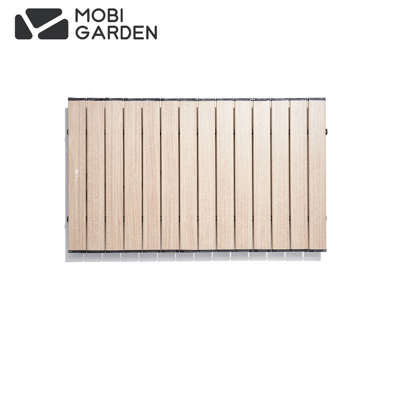 牧高笛（MOBIGARDEN） 露营车野营推车户外可折叠星际折叠推车桌板NX22671015原木色