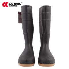 成楷科技（CK-Tech）CKF-X001H国标钢包头防砸雨靴劳保工作防水防汛防滑PVC高筒雨鞋 高筒42码