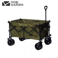 牧高笛（MOBIGARDEN） 露营车户外露营公园带娃可坐可躺190L大容量折叠营地推车云际S2橄榄油绿（不含桌板）