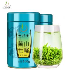 一杯香 黄山毛峰 妙空5000 100g*2罐 绿茶安徽黄山毛峰特级