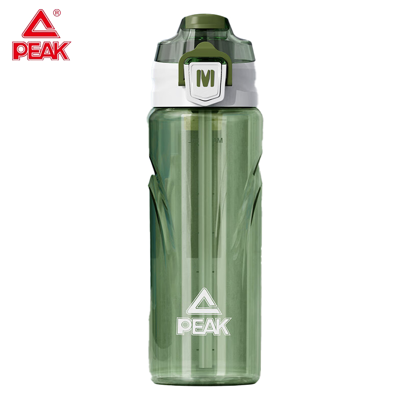 匹克（PEAK） YAZ4108水杯塑料杯运动水瓶大容量随行杯学生水壶男士户外健身700ML绿色