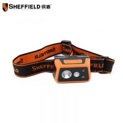 钢盾（SHEFFIELD） S030028 充电式感应头灯户外强光长续航作业探照头灯