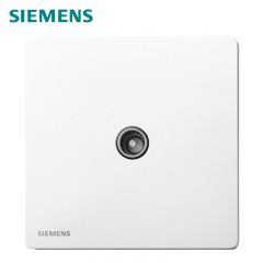 西门子（SIEMENS） 5UH31313NC08荟绎一位电视插座辰光白超薄面