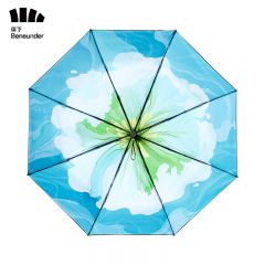 蕉下（beneunder） 防紫外线三折倍护黑胶晴雨伞防晒伞太阳伞浮潜