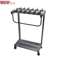 信发（TRNFA）24头雨伞架/ 收纳架/雨伞锁 酒店大堂创意家用烤漆带锁防丢
