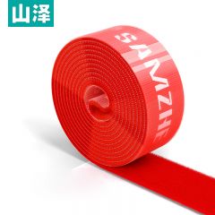 山泽（SAMZHE） MST-10 自由裁剪扎带理线器扎/捆/绑/束线带 20*1000mm 红色