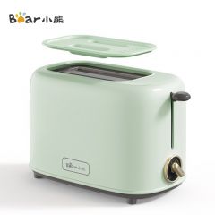 小熊（Bear） 多士炉 早餐机 浅绿色 6档烘烤 防尘上盖DSL-C02W1-P01 一台