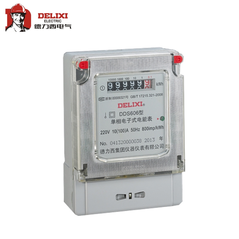 德力西电气（DELIXI ELECTRIC） 单相电子式电能表DDS606 220V 1级 10（60）A1级