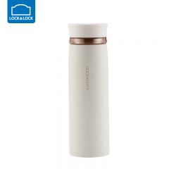 乐扣乐扣（LOCK&LOCK） LHC4131IVY菲特旋转盖轻量保温杯男女学生茶水杯子米白色450ml