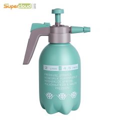 舒蔻 （Supercloud）气压式喷壶 浇花园林洒水消毒多用途喷水壶 防爆蓝色喷壶2L