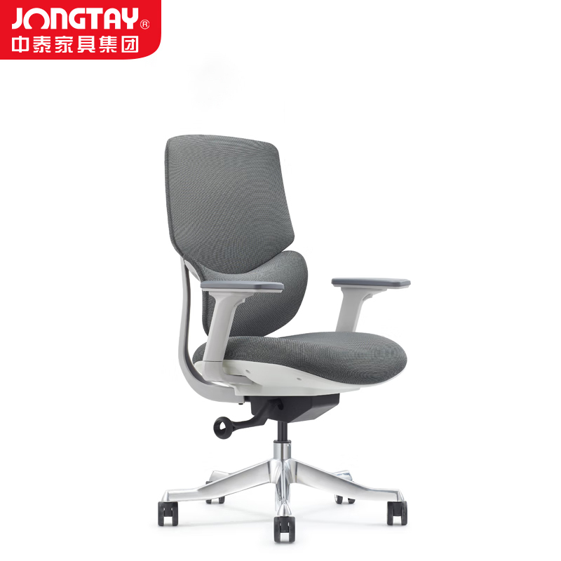 中泰（jongtay） J-HSF818B-L人体工学椅升降转椅职员椅 480W×520D×1040H