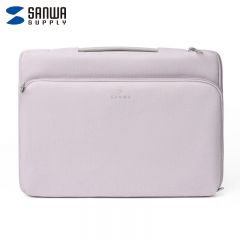 山业（SANWA） IN-CAC1V 苹果电脑包手提 macbookpro内胆包 笔记本包 毛绒内胆专利护角 丁香紫 13.3英寸【适配新Mac Pro14】