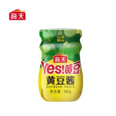 海天 非转基因黄豆发酵蘸焖红烧拌饭拌面下饭酱 黄豆酱340g*1瓶