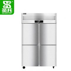 圣托（Shentop） STLN-GS24不锈钢厨房冷藏柜商用冷藏冷冻双温立式冷柜四门冰柜商用大容量冰箱
