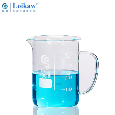 垒固 带手柄玻璃烧杯400ml（1个盒装）B-000157-1