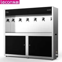 乐创 (lecon) LC-J-WY6H商用饮水机 35L不锈钢开水器 三级过滤饮水机 一开五温