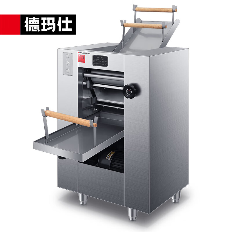 德玛仕（DEMASHI） JCQ-YMJ60A 商用压面机全自动不锈钢电动饺子皮机380V 面宽25mm 面辊304