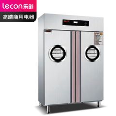 乐创（lecon） 商用消毒柜 双门智能变频热风循环四层快餐盘层架保洁柜 LC-J-XZP4S