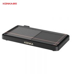康佳（KONKA） KEG-W190A 电烧烤炉 家用韩式铁板烧烤肉机烧烤架无烟电烤盘烤肉炉烤肉锅 不粘电烤炉