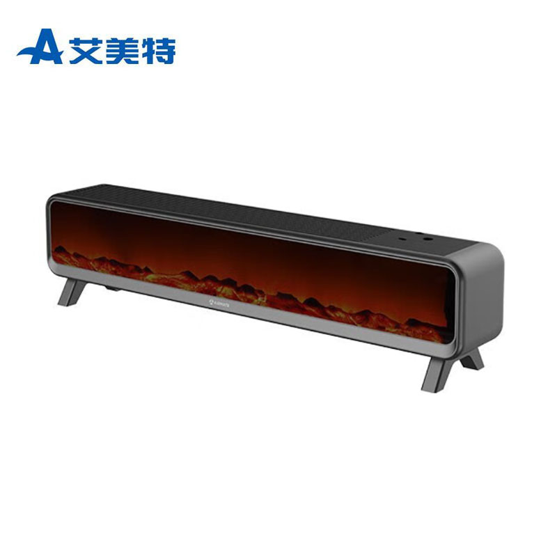 艾美特（AIRMATE） 石墨烯踢脚线取暖器全屋速热电暖器加湿仿真火焰壁炉智能控温遥控定时装饰暖炉 HD22-R30U