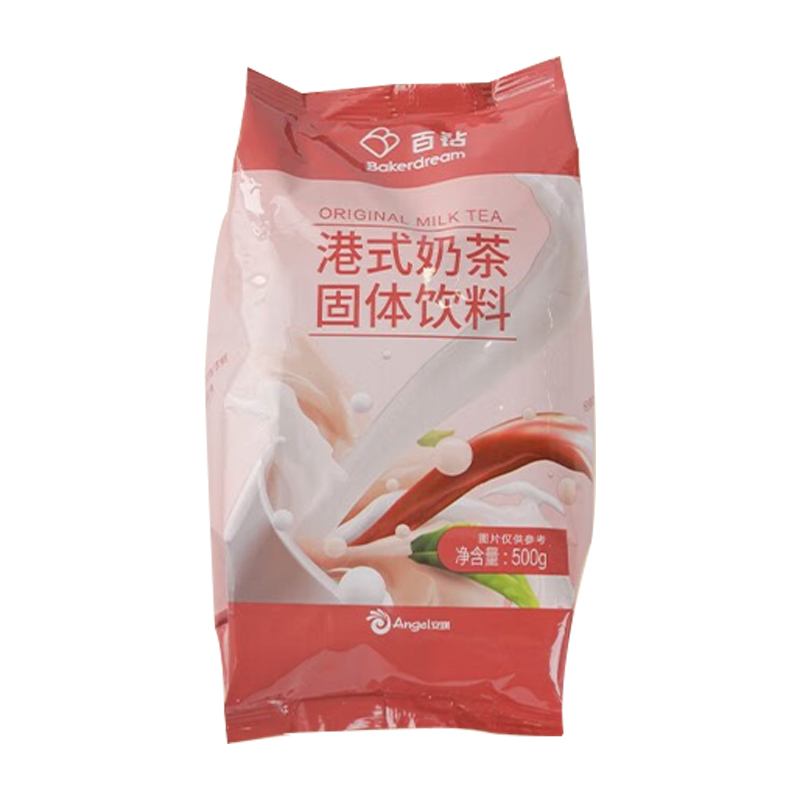 百钻 奶茶粉港式奶茶 500g 家用自制珍珠奶茶烘焙原料 即冲即饮下午茶速溶饮品