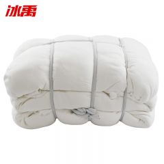 冰禹 吸油吸水白色抹布擦机布 碎布擦拭布【5kg】白色