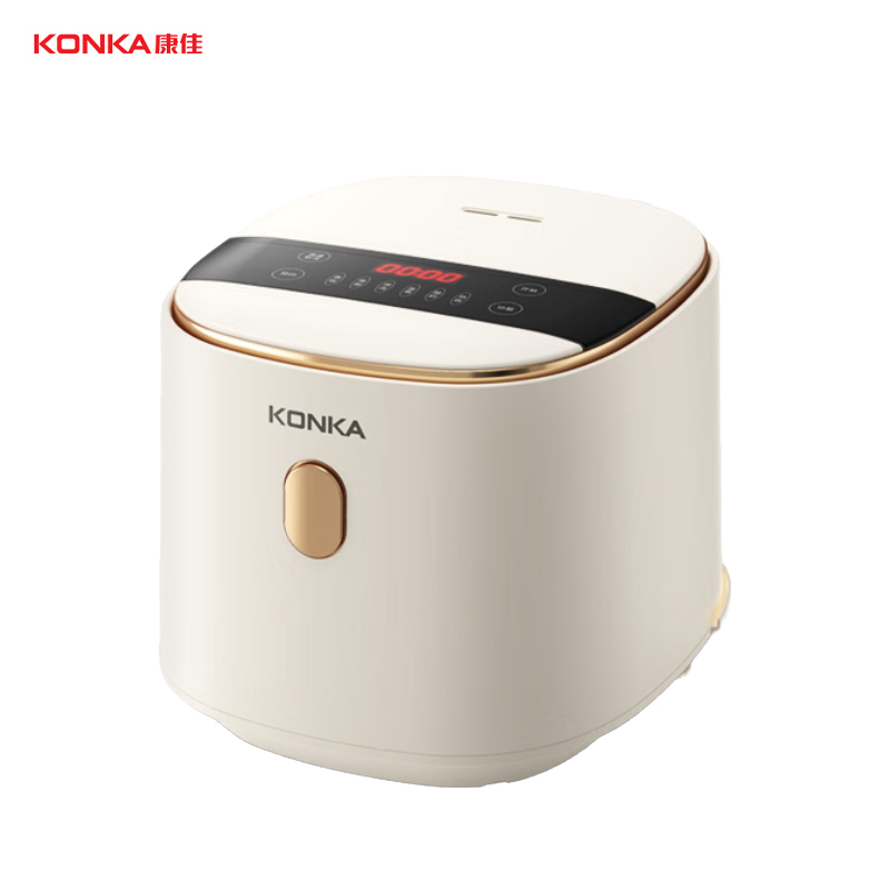 康佳（KONKA） KDFB-2601E-W电饭煲 小电饭锅 家用2.6L大容量2-3人煮饭煮粥锅辅食锅智能预约