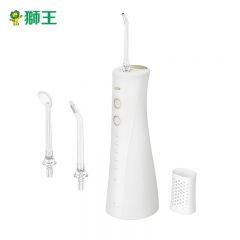 狮王（Lion） AQUA小活泉智能冲牙器儿童可用0.6mm水柱水牙线 白色冲牙器礼盒套装