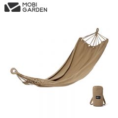 牧高笛（MOBIGARDEN） NX22671030户外露营单人沙滩休闲加厚帆布吊床梦摇暖沙色