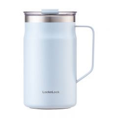 乐扣乐扣（LOCK&LOCK） 遇见惬意保温保冷杯男女高颜值大容量水杯子650mL蓝色LHC4282SBLU