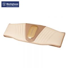 西屋（Westinghouse） BR7腰部按摩器护腰椎按摩仪暖腰部气囊腹部按摩腰带热敷 米色