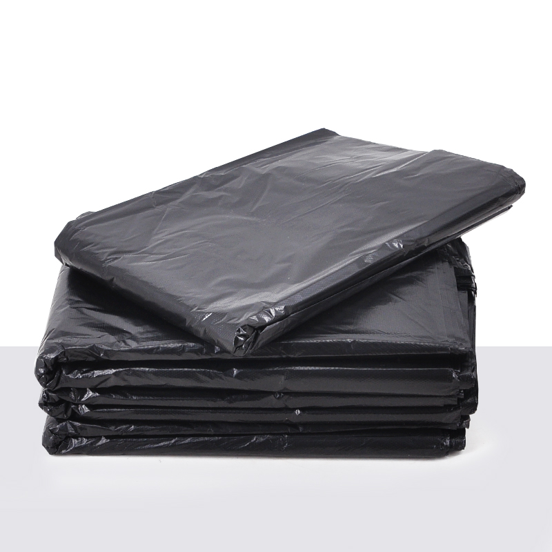 兰诗（LAUTEE）平口50*60*垃圾袋50只/包 黑色塑料袋 LJD-3102