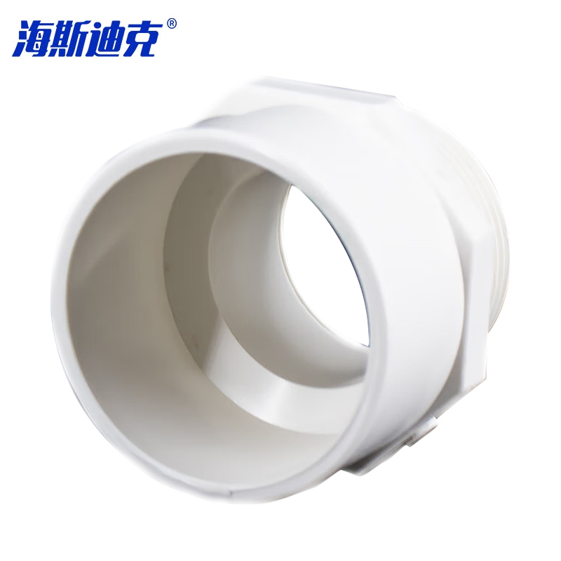 海斯迪克  gnxy-302 PVC-U给水系列 上水管件外牙直通 外螺纹直接 25【50个】