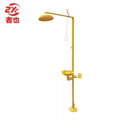 者也（ZYE） 洗眼器 1台 ABS涂层304喷头复合喷淋式双口冲眼器装置 实验室