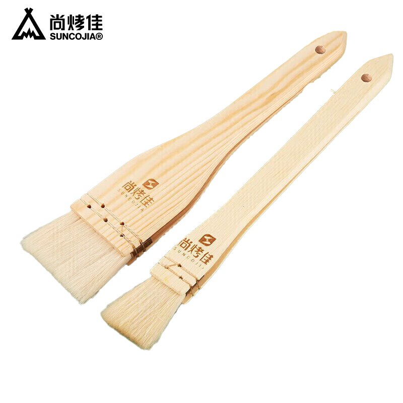 尚烤佳（Suncojia） SKJ-269 油刷烧烤刷调料刷羊毛刷食品刷烧烤工具两只装