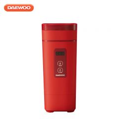 宇（DAEWOO） D9便携式烧水壶电热加热水杯旅行电热水壶旅游电水壶保温杯316不锈钢红色